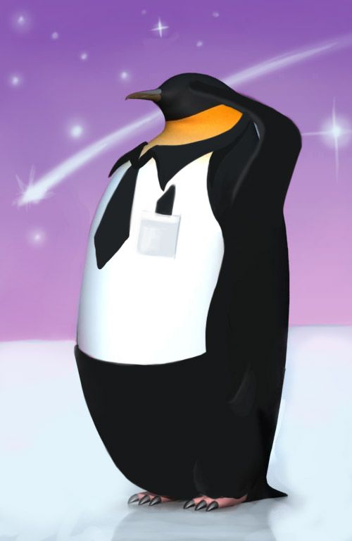 Creation of Tuxedo Pingu: Final Result